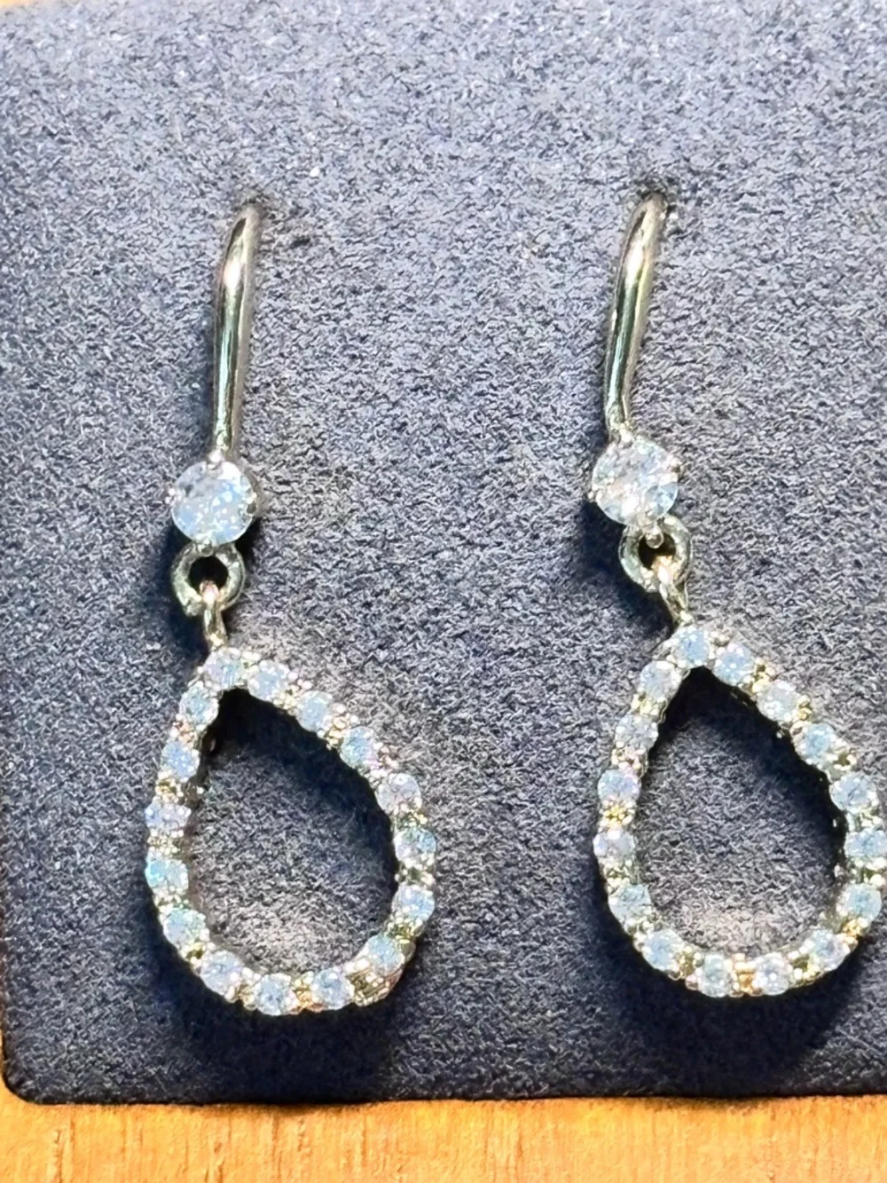 Raphael Gold Crystal Teardrop & Marquise Earring‎ Duo
